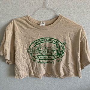 crop top graphic tee